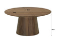 Salontafel Novero Rond | Walnoot 80cm