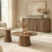 Salontafel Novero Rond | Walnoot 80cm