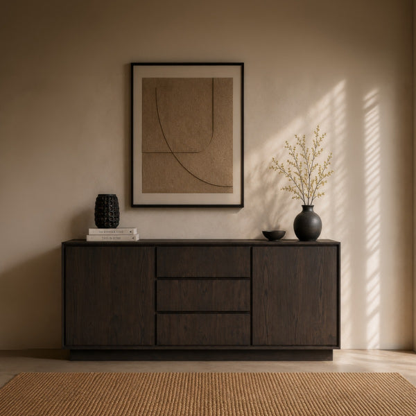 Dressoir Firato Basalt | Bruin 180cm
