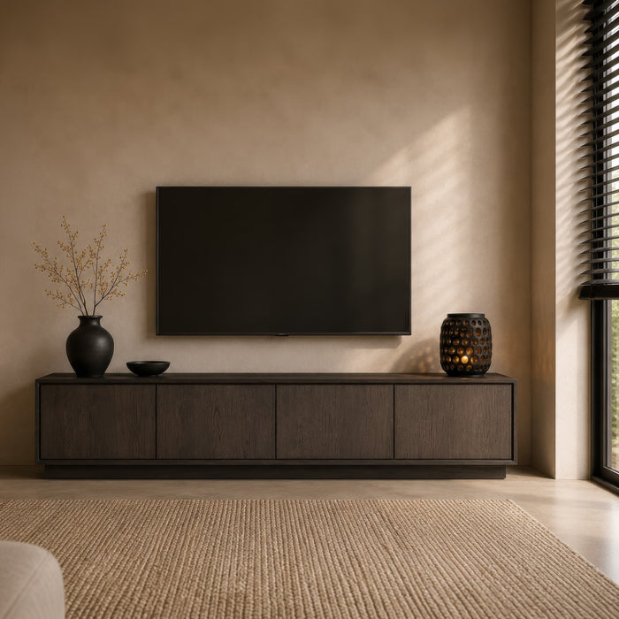 TV Meubel Firato Basalt | Bruin 220cm