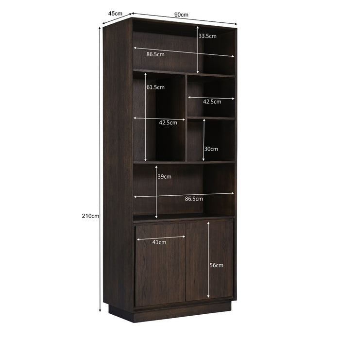 Boekenkast Firato Basalt | Bruin 90cm