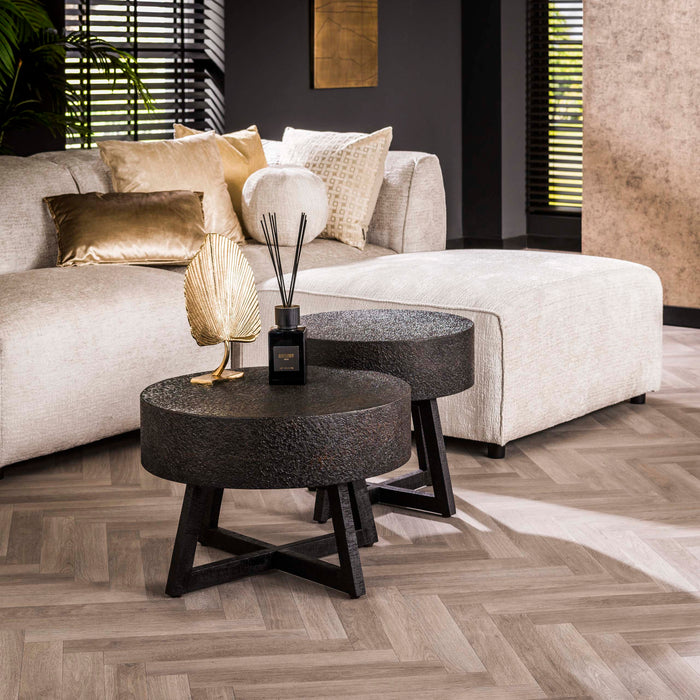 Salontafel Bulky Rond | Metallic 60cm