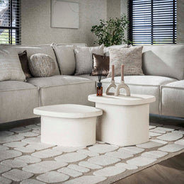 Salontafelset Stone Organisch | Composiet 57cm