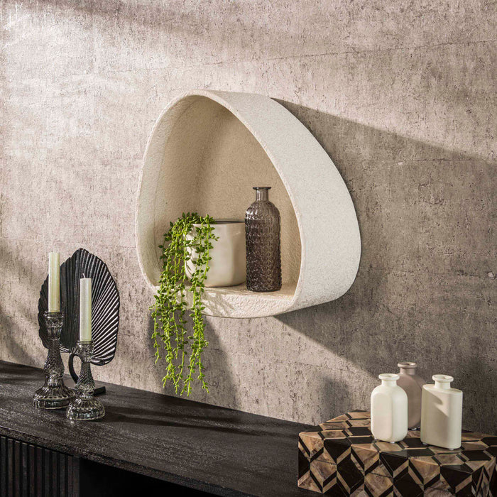 Wandschap Stone driehoekig | 42cm