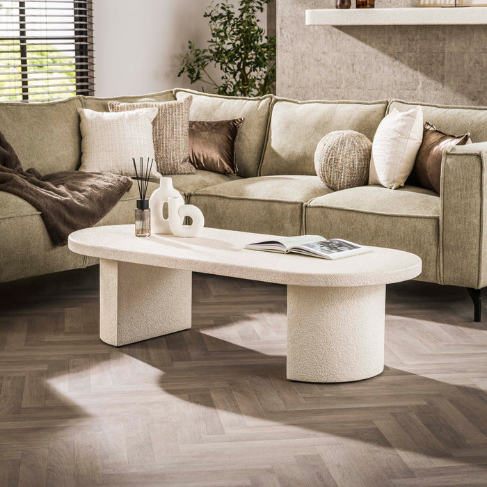 Salontafel Stone Arch | Wit 150cm