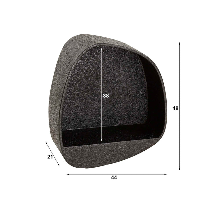 Wandschap Metallic breed | 44cm