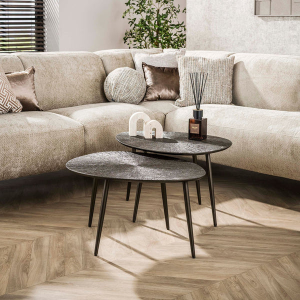 Salontafelset Ray Leaf | Brons 76cm