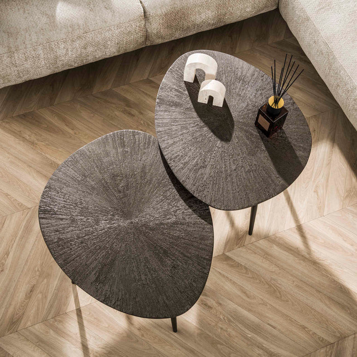 Salontafelset Ray Leaf | Brons 76cm