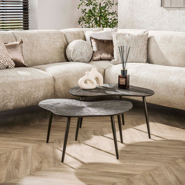 Salontafelset Ray | Brons Donkerbruin 76cm