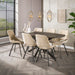 Eettafel Bronvik Ovaal | Brons liquid metal