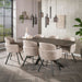 Eettafel Bronvik Ovaal | Brons liquid metal