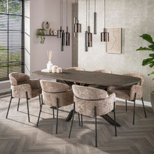 Eettafel Bronvik Ovaal | Brons liquid metal