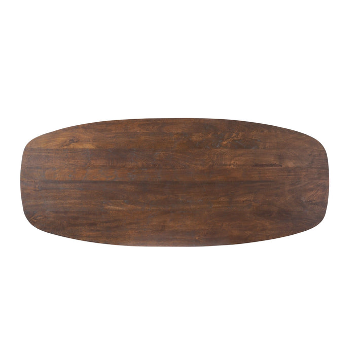 Eettafel Maré Brown - 240cm | Deens Ovaal