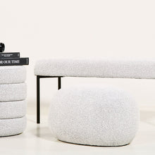 Poef Milly – Bouclé Naturel