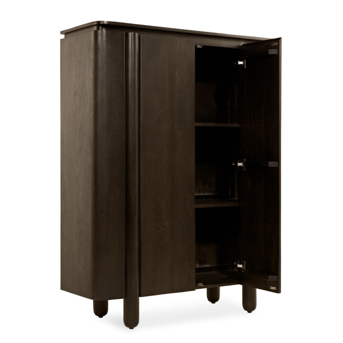 Wandkast Rondo | Donkerbruin 115cm