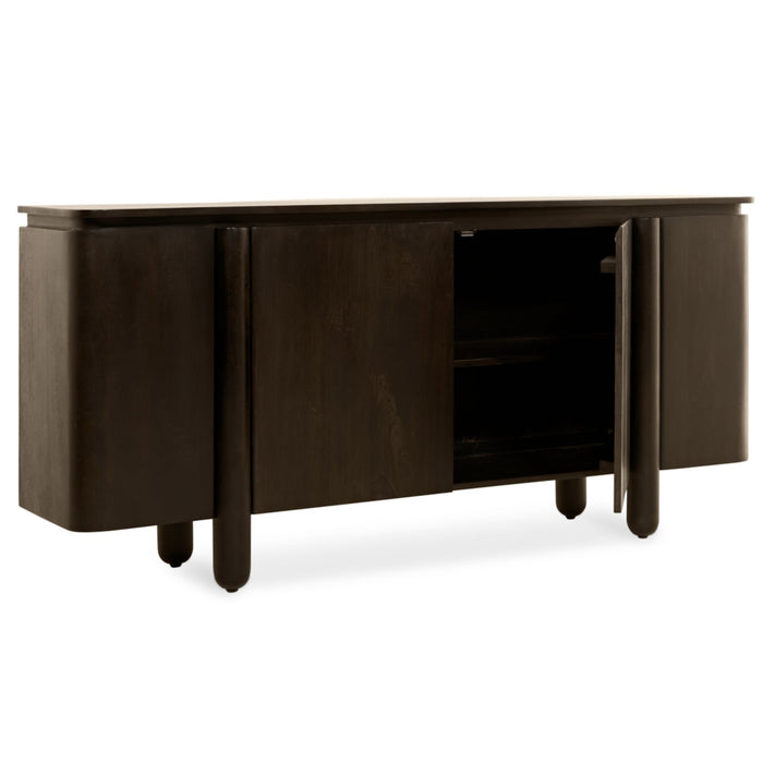 Dressoir Rondo | Donkerbruin 175cm