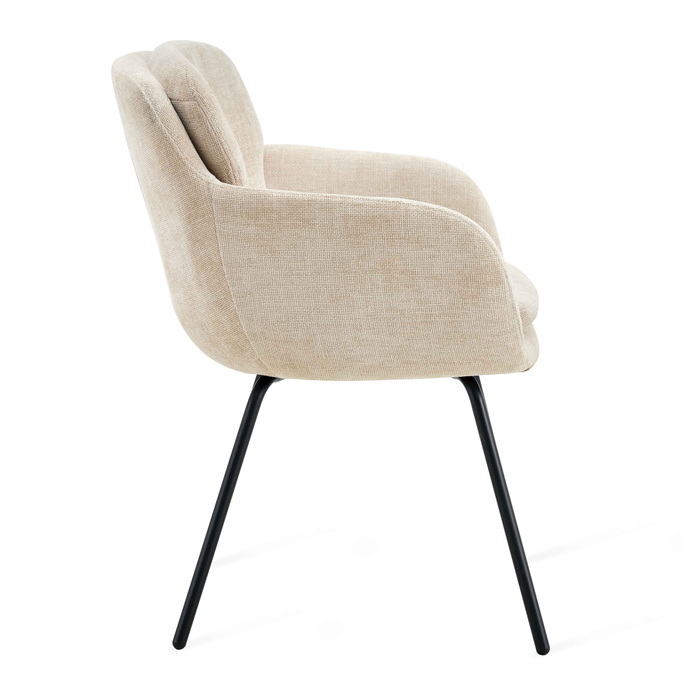 Eetkamerstoel Livia | Naturel Taupe