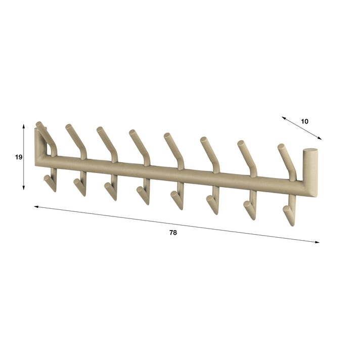 Kapstok Tubo | Beige 2x8