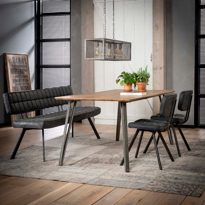 Eetkamerbank | Zwart 180cm