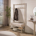Garderobebank Luno | Beige 100cm