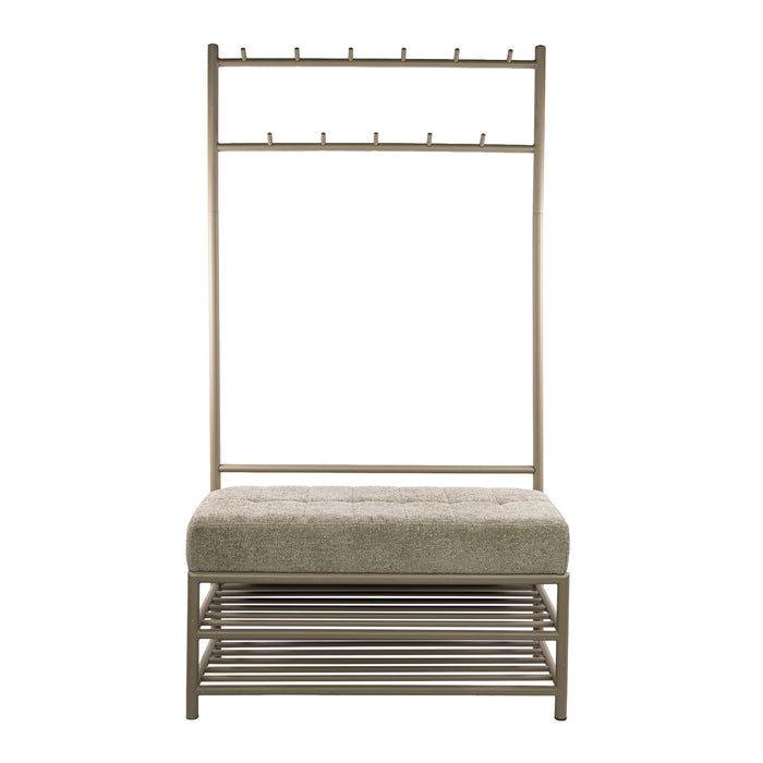 Garderobebank Luno | Beige 100cm