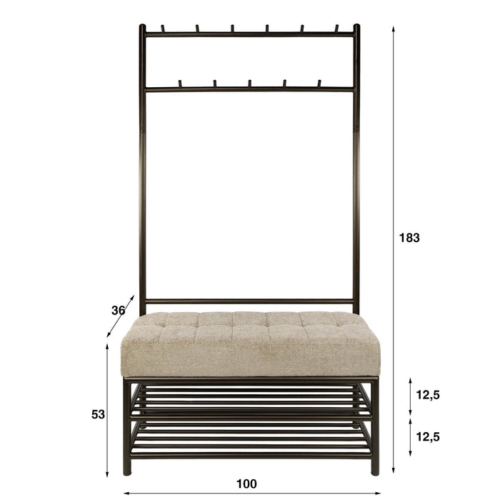 Garderobebank Luno | 100cm