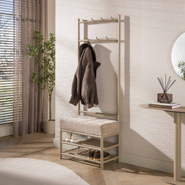 Garderobebank Luno | Beige 70cm