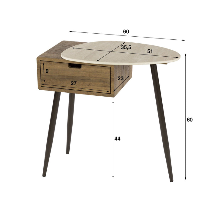 Nachtkastje Travino Rechts | 60m