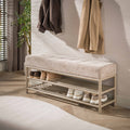 Schoenenbank Terra | Beige 125cm