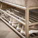 Schoenenbank Terra | Beige 125cm