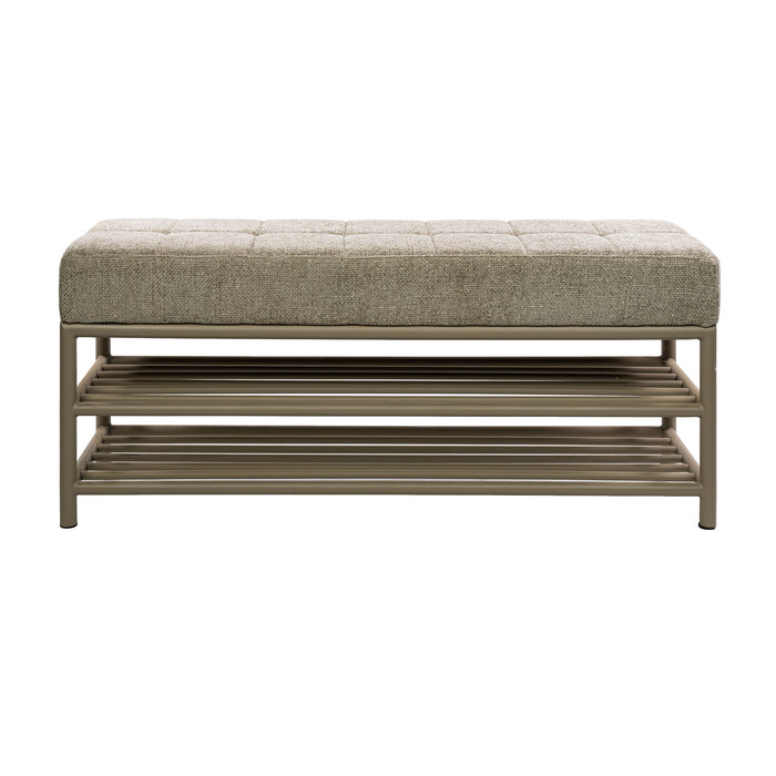 Schoenenbank Terra | Beige 125cm