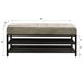 Schoenenbank Terra | Drift Brown 125cm