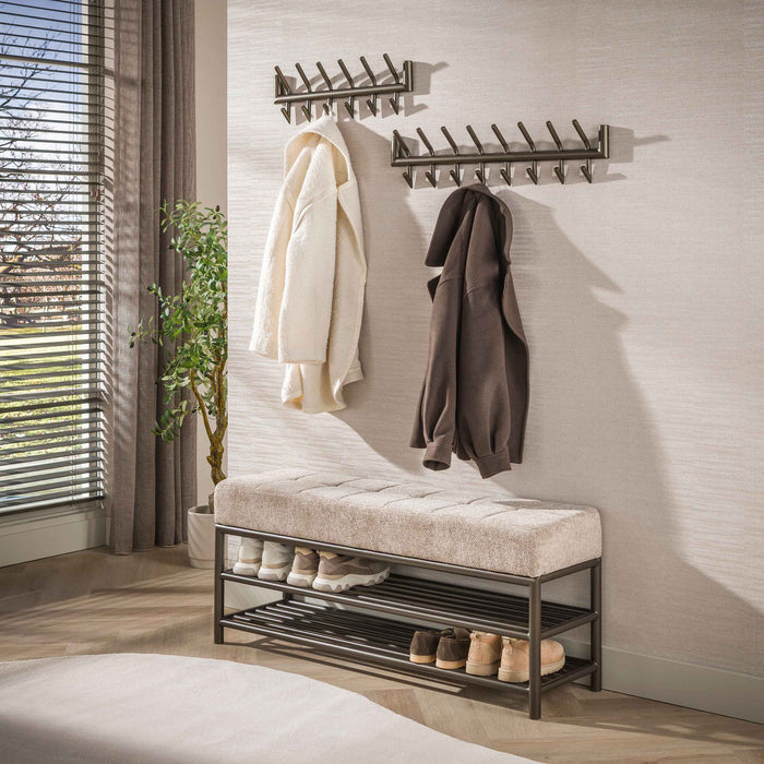Schoenenbank Terra | Drift Brown 125cm