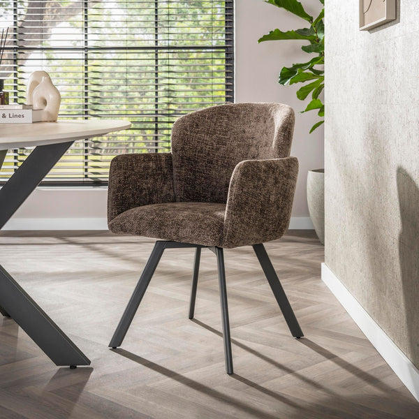 Eetkamerstoel Embrace - Hoven Taupe