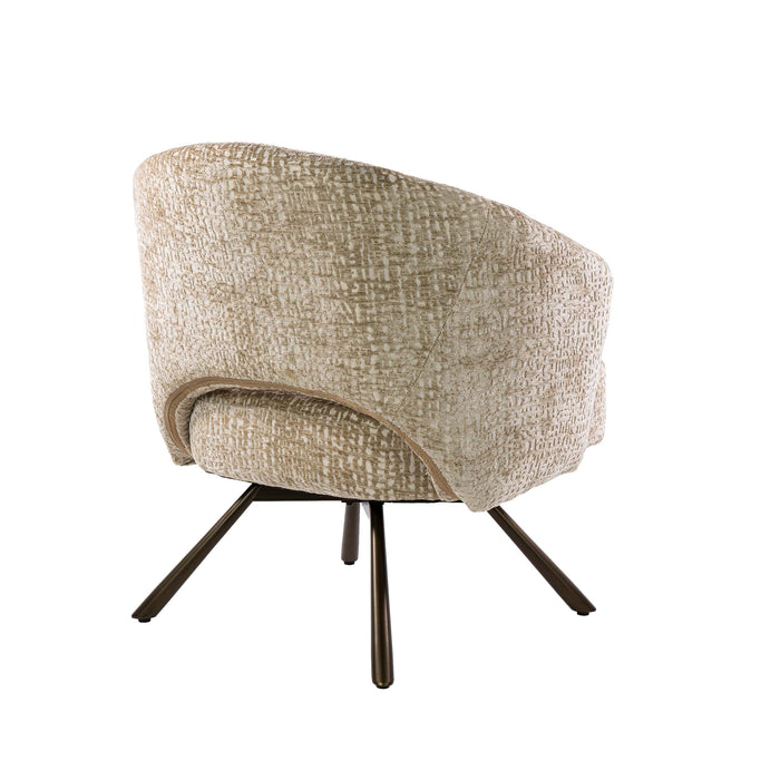 Fauteuil Salon Cross Draaibaar | Zand-bruin