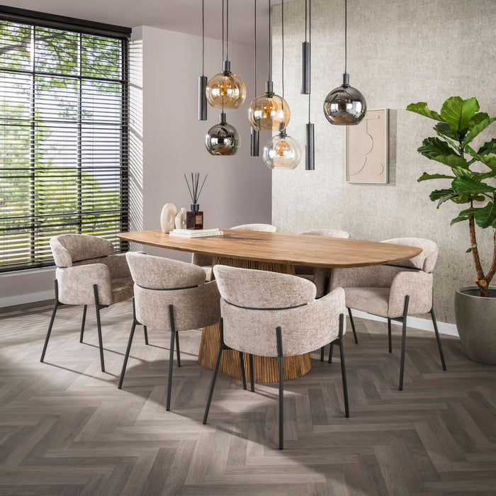 Eetkamerstoel Curva - Hoven Zand