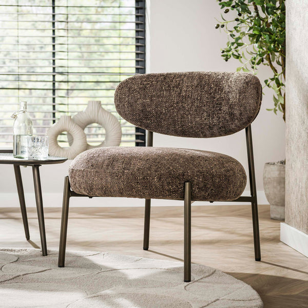 Fauteuil Round - Gunmetal