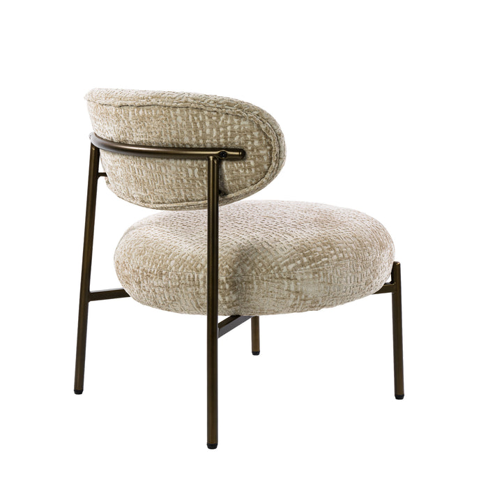 Fauteuil Round | Zand-bruin