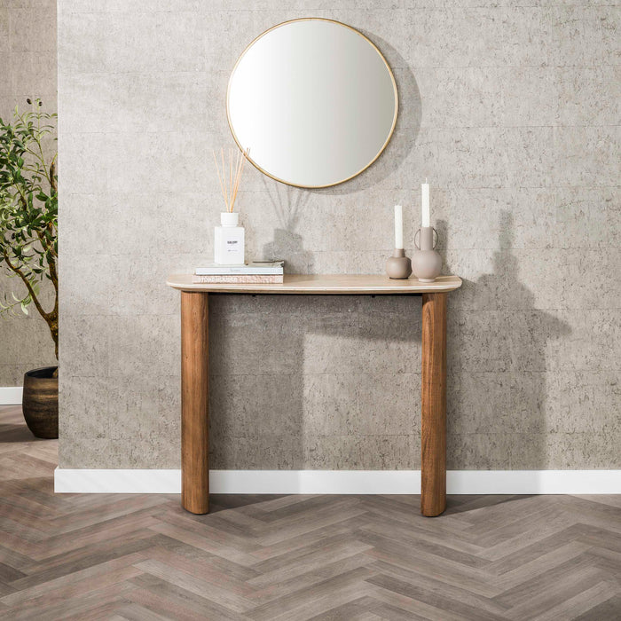 Hal-/kaptafel Romano Curvo | 100cm