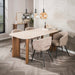Eettafel Romano Curvo | Travertin