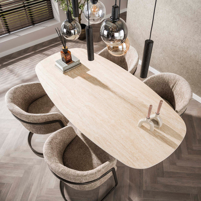 Eettafel Centro | Travertin