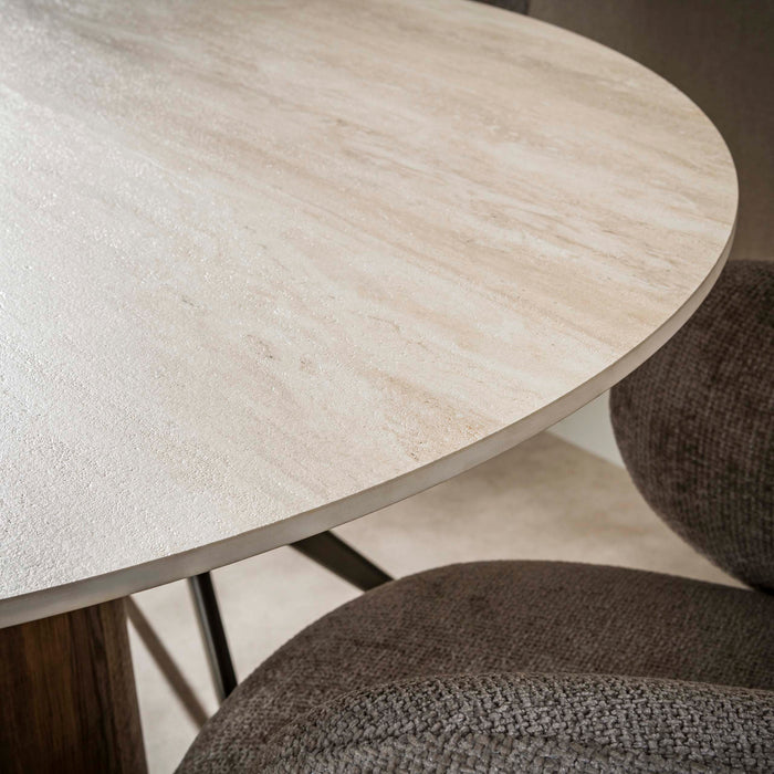 Eettafel Romano Centro | Travertin