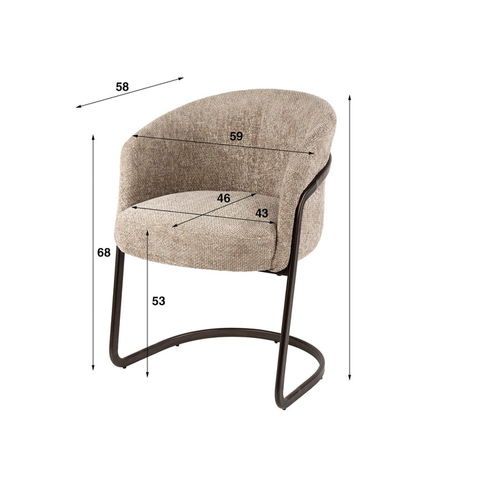 Eetkamerstoel Sway - Hoven Zand