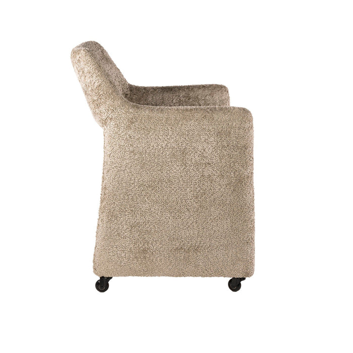 Eetkamerstoel Forma Elite - Alura Zand (Wielen)