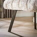 Eetkamerbank Oval | Zand-bruin