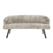 Eetkamerbank Oval | Zand-bruin
