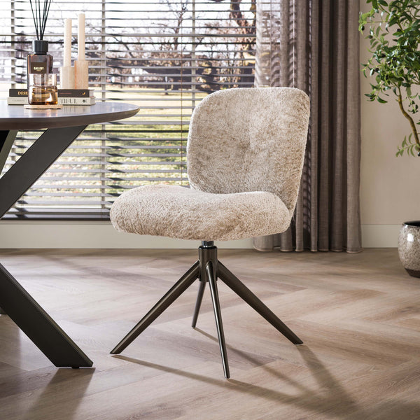 Eetkamerstoel Comfort Alura | Zand-bruin