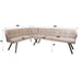 Hoekbank Raster | Zand-bruin