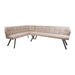 Hoekbank Raster | Zand-bruin