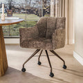 Eetkamerstoel Raster - Hoven Taupe/Brown | Rollend